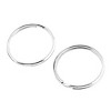Unique Bargains Metal Reliable Keychains Silver Tone 50 Pcs - 2 of 4