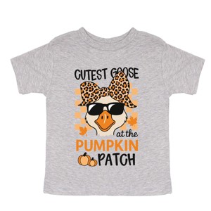 Cutest Goose At The Pumpkin Patch - Youth Short Sleeve Graphic T-Shirt and Toddler Short Sleeve Graphic T-Shirt - 1 of 3