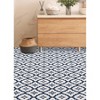 FloorPops 10ct 12"x12" Atlas Peel and Stick Floor Tiles Assorted Blues: Water-Resistant Vinyl Mosaic Flooring - 3 of 4