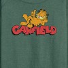 Women's - Garfield - Laying Lightweight French Terry Wide Neck Long Sleeve Shirt - 2 of 4