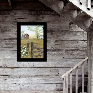 AZL1 Life Concept Wall Art Morning's Glory Framed Print Ready To Hang Canvas for Living Room Bedroom Farmhouse Display, Black, 18"*2"*22" - 1 of 3