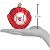 Old World Christmas Blown Glass Ornament for Christmas Tree, Cleveland Guardians Baseball Mitt (with OWC Gift Box) - 4 of 4