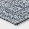 7'x10' Block Print Paisley Outdoor Rug Indigo - Threshold™ - 3 of 4