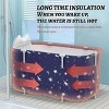 Portable foldable bathtub, thermostatic shower tub tub | ice bath | Separate family bathroom SPA bathtub, shower room soaking vertical bathtub - 2 of 4