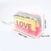 Unique Bargains Women's Portable LOVE Makeup Bag 1 Pc - 2 of 3