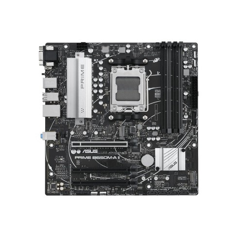 Asus Prime B650M-A II-CSM Gaming Desktop Motherboard - AMD B650 Chipset - Micro ATX - image 1 of 4