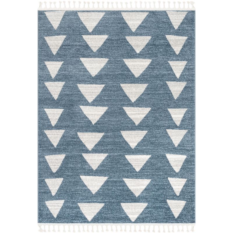 Well Woven Tango Geometric Triangle Stain-resistant Area Rug, 1 of 9
