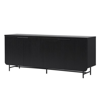 Bella Depot 69" Fluted-Door Minimalist Storage Sideboard