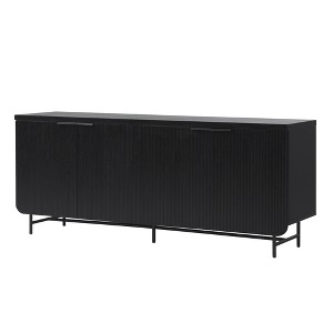 Bella Depot 69" Fluted-Door Minimalist Storage Sideboard - 1 of 4
