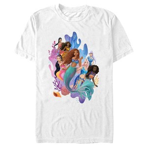 Men's The Little Mermaid Group of Mermaids T-Shirt - 1 of 4