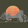 Men's Design By Humans on the road By radiomode T-Shirt - 2 of 3