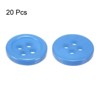 Unique Bargains Sewing Resin Round Flat 4-Hole Replacement Craft Buttons 20 Pcs - 3 of 4