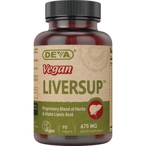 Deva Vegan Liversup 90 Tablets. - 1 of 3
