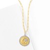 Ross-Simons 0.10 ct. t.w. Diamond Moon and Star Pendant Necklace in 2-Tone Sterling Silver - 4 of 4
