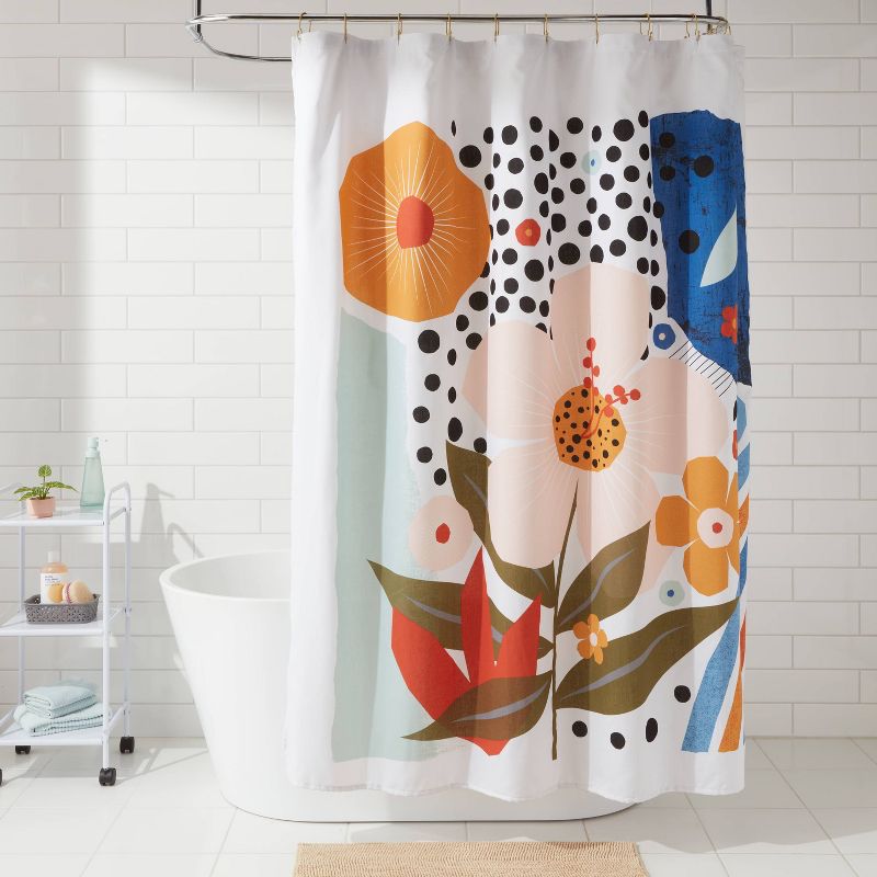 Exploded Graphic Shower Curtain - Room Essentials&#8482;, 3 of 12