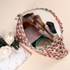 Unique Bargains Portable Travel Size Zipper Floral Corduroy Makeup Bag 1 Pc - 3 of 4