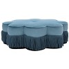 Tanith Flower Ottoman  - Safavieh - 3 of 4