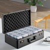 VEVOR Graded Card Storage Box, 5 Slots, Graded Sports Cards Holder Carrying Case, for 162 PSA Graded Cards 115 BGS Cards 130 SGC Cards - 2 of 4
