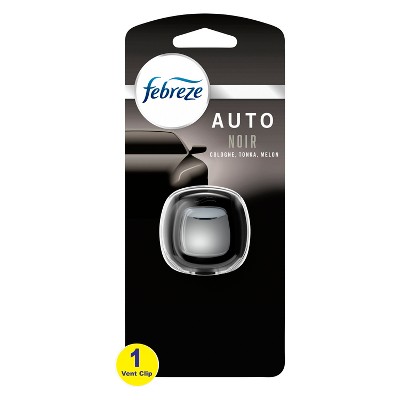 Febreze AUTO Air Freshener Vent Clip Noir Scent, .07 oz. Car Vent Clip