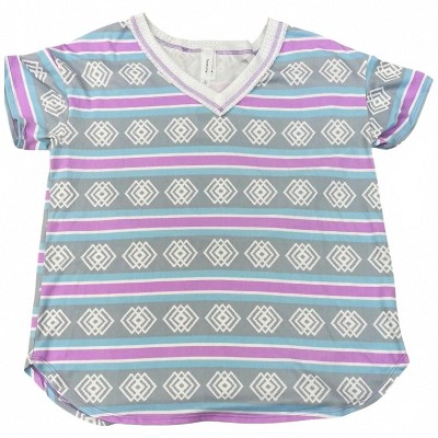 Women's Wo's Aztec Printed Top - honeyme