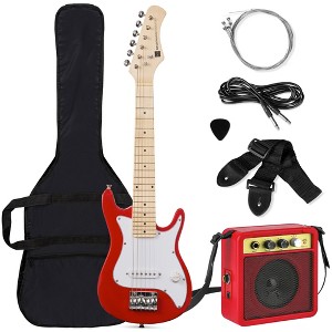 Best Choice Products 30in Kids Electric Guitar Beginner Starter Kit w/ 5W Amplifier, Strap, Case, Strings - 1 of 4