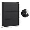 Wooden Shoe Cabinet with 2 Flip Drawers with Adjustable Shelf for Entryway,  Hallway, Living Room - 2 of 4