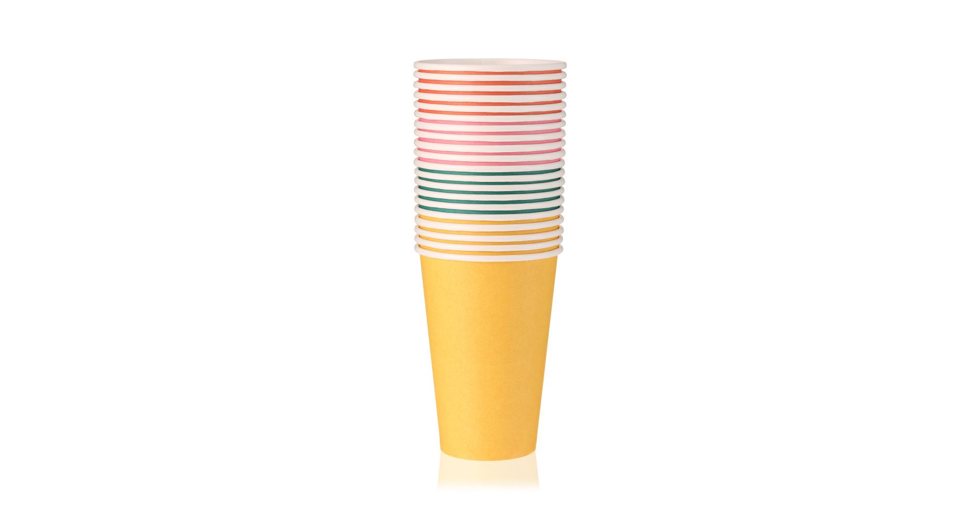 True Colorful Disposable Cups, Paper Party Cups, Assorted Paper Cups for, Disposable Cups 12 oz. Multicolor Set of 20