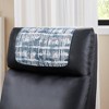 GlasFlength Accent Chairs Modern with Comfortable Seating for Living Room or Lounge Area Black,61”*28”*38" - 4 of 4
