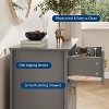 Modern Fluted Dresser, 3/5/6/7 Drawer Wood Dresser for Bedroom, Modern Chest of Drawers, Storage Organizer Cabinet for Living Room, Entryway - 4 of 4