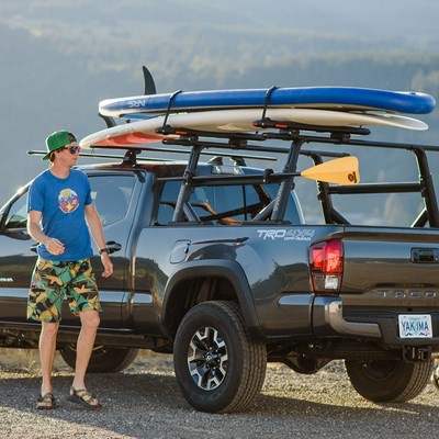 Yakima OverHaul HD Adjustable Black Aluminum Truck Bed Rack