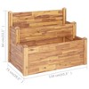 vidaXL Planter Flower Plant Box for Outdoor Patio Garden Solid Wood Acacia - 2 of 4
