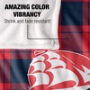 Shippensburg University Campus Plaid Spirit Silky Touch Super Soft Throw Blanket 50x60 - 4 of 4