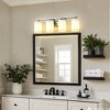 DORESshop Modern 4-Light Vanity Wall Lamp, Sand Nickel Finish with Opal Glass Shade, Perfect for Bathroom, Bedroom - 3 of 4