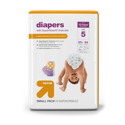Diapers Small Pack - Size 5 - 24ct - up & up™