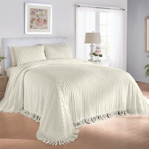 BrylaneHome Chenille 100% Cotton Bedspread - 1 of 3