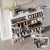 Acekool Shoe Cabinet Storage with 4 Flip Drawers, Adjustable Shelves & Metal Legs - 4 of 4