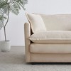 NicBex 111.5 Inch Mid-Century Chenille Couch,3-Seater Sofa with 2 Armrest Pillows and 3 Toss Pillows for Living Room,Office,Apartment - 4 of 4