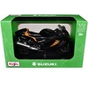 2022 Suzuki Hayabusa Black Metallic 1/12 Die Cast Motorcycle model by Maisto - 3 of 3