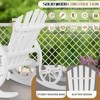 Karl Home | 23.5-Inch Adirondack Wagon-inspired Wooden Outdoor Rocking Chair - 3 of 4