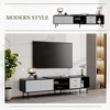 LOVSON Modern TV Stand for 80'' TV with 2 Doors, Media Console Table, Entertainment Center with Large Storage Cabinet for Living Room, Bedroom - 4 of 4