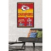 Trends International NFL Kansas City Chiefs - Champions 24 Framed Wall Poster Prints - 2 of 4
