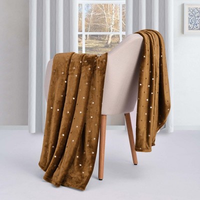 Fleece Plush Throw Blanket Medium Weight Fluffy Soft Decorative Bedding by Blue Nile Mills