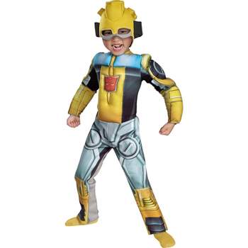 Disguise Boys' Transformers Rescue Bots Bumblebee Costume - Size 4-6 - Yellow