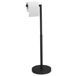 BWE Round Freestanding Toilet Paper Holder - 1 of 4