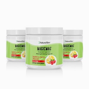 NaturalSlim MagicMag - Magnesium Citrate Powder Raspberry Lemon - 1 of 3