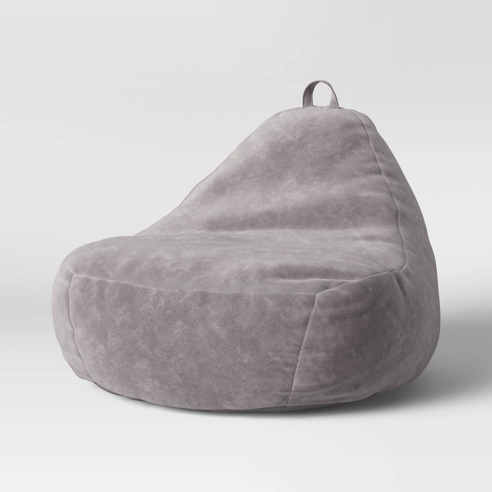 Photos - Bean Bag Sensory Friendly Kids'  Gray - Pillowfort™