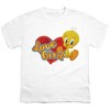 Boys' Short Sleeve Looney Tunes Tweety Love Bird Valentine'S Day T-Shirt Boys and Girls - 2 of 4