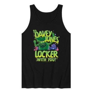 Men's - Spongebob Squarepants - Spongebob: The Search For Squarepants To Davey Jones Locker Graphic Tank Top - 1 of 4
