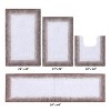 Torrent Collection 4 Piece 100% Soft Cotton Tufted Weave Bath Rug Set, Ombre Pattern, Super Soft & Absorbent, Machine Washable Bathroom Mats - 2 of 4
