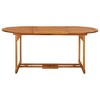 vidaXL Patio Dining Table 70.9 inches x35.4 inches x29.5 inches  Solid Acacia Wood - 2 of 4